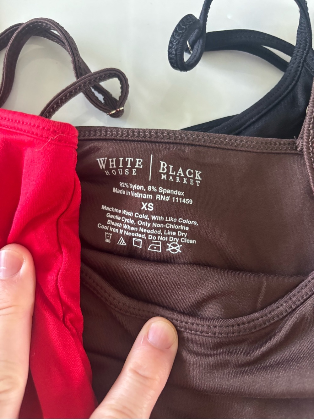 White House Black Market Red, Blue, Black, Brown, Cream Tank Top Set - Picture 3 of 7
